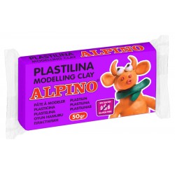 ALPINO πλαστελίνη 088DP00006001, χωρίς γλουτένη, 50γρ, μωβ