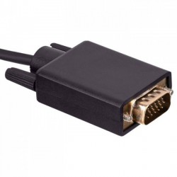 Akasa Regular USB 2.0 Cable USB-C male - VGA male Μαύρο 1.8m (AK-CBCA17-18BK)