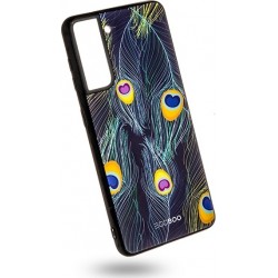 Egoboo Glass TPU Back Cover Συνθετική Peacock (Galaxy S21 Ultra 5G)