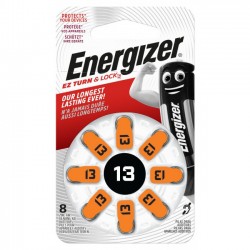 Energizer Hearing Aid Batteries 13 8BL