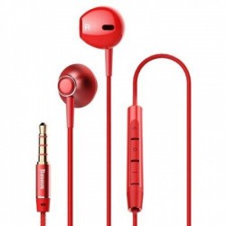Baseus Encok H06 Lateral In-Ear Wire Earphone Red (NGH06-09)