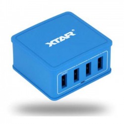 Xtar Smart Charger 4x USB 27W 5.4A Blue
