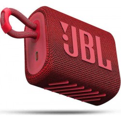 JBL Go 3 Portable Bluetooth Speaker, IP67 Red
