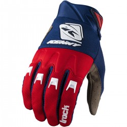 Kenny Track Gloves Navy Red