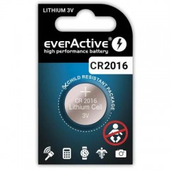 everActive Μπαταρία Λιθίου Ρολογίων CR2016 3V 1τμχ(CR20161BL)
