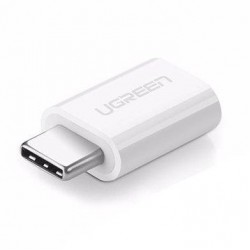 Ugreen US157 Μετατροπέας USB-C Αρσενικό - micro USB Θυληκό Λευκό (30154)