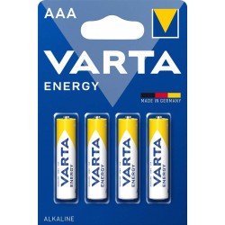 Varta Energy Αλκαλικές Μπαταρίες LR03 / AAA 4τμχ (04103 229 414)