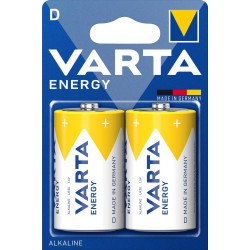 Varta Energy Αλκαλικές Μπαταρίες LR20 / D 2τμχ (04120 229 412)