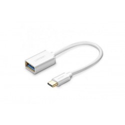 Ugreen US154 USB 3.0 Μετατροπέας USB-A Θυληκό - USB-C Αρσενικό 15cm Λευκό (30702)