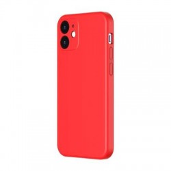 Baseus Liquid Θήκη Προστασίας Σιλικόνης για iPhone 12 mini Κόκκινο (WIAPIPH54N-YT09)