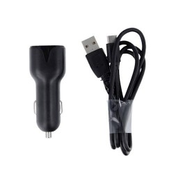 maXlife MXCC-01 Car Charger 2x USB 2.4A +USB to USB-C Cable 1m (OEM0400069)