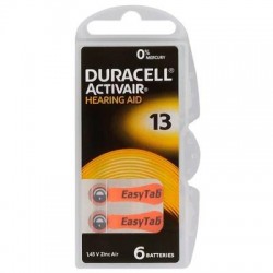 Duracell Activair Μπαταρίες Ακουστικών Βαρηκοΐας 13 1.45V 6τμχ