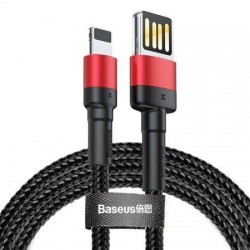 Baseus Cafule Καλώδιο (Special Edition) USB - Lightning 2.4A 1m Κόκκινο / Μαύρο (CALKLF-G91)