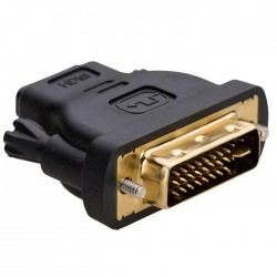 Akyga Μετατροπέας HDMI Θήλυκο - DVI Αρσενικό 24+5 Pin Μαύρο (AK-AD-03)