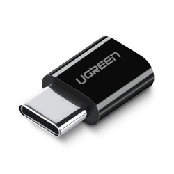 Ugreen US157 Μετατροπέας USB-C Αρσενικό - micro USB Θηλυκό - Μαύρο (30391)