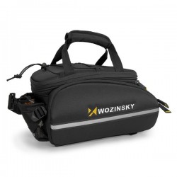Wozinsky Bicycle Bike Pannier Bag Rear Trunk Bag With Bottle Case 35L (WBB19BK)