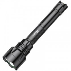SuperFire Flashlight, Rechargeable, LED, Waterproof IPX7, 900lm Black (E10)