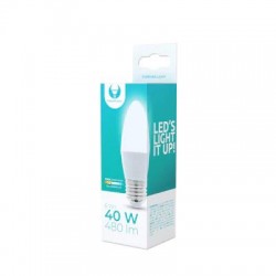 Forever Light Λάμπα LED για Ντουί E27 και Σχήμα C37 6W Θερμό Λευκό 3000K 480lm (RTV003467)