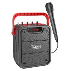 Dudao Y15S Portable Outdoor Bluetooth Speaker 10W 4800 mAh with Microphone Black