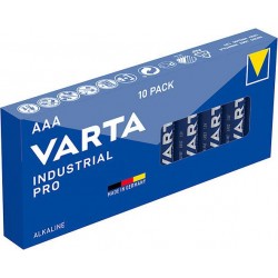 Varta Industrial Pro Αλκαλικές Μπαταρίες LR03 / AAA 10τμχ (04103 229 410)
