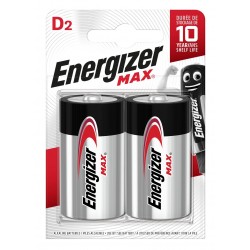 Energizer Max Αλκαλικές Μπαταρίες LR20 / D 2τμχ