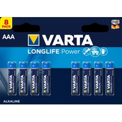 Varta Longlife Power Αλκαλικές Μπαταρίες LR03 / AAA 8τμχ (04903 121 418)