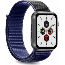 Puro Sport Band Nylon Μπλε/Μαύρο (Apple Watch 42/44mm)