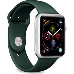 Puro Λουράκι Σιλικόνης Dark Green S/M και M/L (Apple Watch 42/44mm)