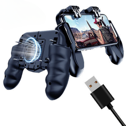LAMTECH COOLING GAMEPAD 6-FINGER PUBG FOR ANDROID & IOS WITH USB