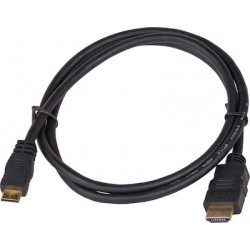 Akyga HDMI 1.4 Cable HDMI male - mini HDMI male 1m Μαύρο
